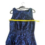 New York & Co. Blue Halter Sheath Cocktail Dress Photo 8