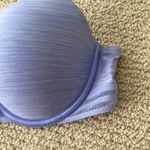 Victoria's Secret Victoria’s Secret Perfect Shape Purple Special Edition Bow Cross Bra 32C EUC Photo 2