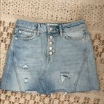 Free People  We The Free Denim Mini Skirt Photo 0