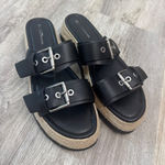 BCBGeneration Scarla platform sandals Black Espadrille Women's Size 11 Photo 0