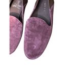 Vince Women's Shoes Leather Suede Slip-On Flats Loafers Round Toe Burgundy 6.5M Photo 1
