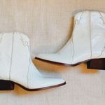 Free People White Western Booties Photo 2