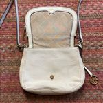 Michael Kors WHITE CREAM PEBBLED LEATHER CROSSBODY FLAP PURSE Photo 1