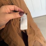 Everlane  Tiered Midi Brown Short Sleeve Dress mock neck Photo 5