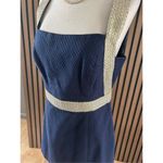 Lilly Pulitzer Eliana True Navy Braided Gold Cocktail Shift Dress size 6 Photo 1