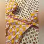 ZARA EUC  **Bloggers Fav** Printed Poplin Puff Sleeve Bodysuit Size Medium Photo 9