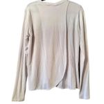 Marine layer  L Tulip Back White Tee Long Sleeve classic Photo 1