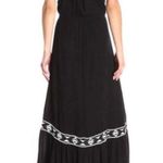 Ella Moss black embroidered halter neck sundress size small Photo 2