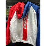 Pepsi  Cola Wind Breaker Jacket Zip Up Retro Logo Spell Out Women's Size Medium Photo 6