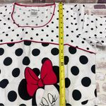Disney Graphic White and Black Short Sleeve Scrub Tee size S Photo 9