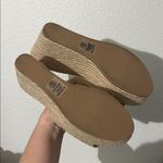 Soda Women’s Bounty Round Toe Single Band Slip-On Espadrille Wedge Sandal 8.5 Photo 6