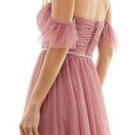 City Studio Womens Juniors Ruched Embellished Evening Dress Prom Mauve Pink 3 Size undefined Photo 1