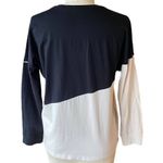 Columbia 1/2 Black 1/2 White Pullover Activewear Long Sleeve Top ~ Ladies LARGE Photo 1