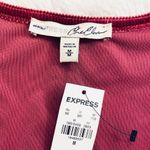 EXPRESS NWT  red velour dressy festival blouse Photo 3