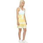 Adidas  Women's Stella McCartney Dress in White and Yellow Photo 1