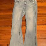 Rock & Republic Kasandra Embellished Light-Wash Flare Jeans Sz. 12 Photo 0