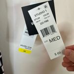 Studio One  New York | Teal Navy Geometric Knee Length Dress NWT Womens Medium Photo 4