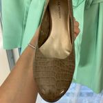 Anne Klein Tan crocodile embossed faux leather heels with a 2" heel 10 Photo 2