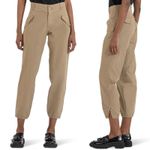 Kut From The Kloth  Sadie Slit Hem Flap Pockets Pants Stone Tan‎ NWT Size 4 Photo 1