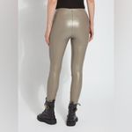 Lysse NWT taupe faux leather 4-way stretch leggings- Sz S C19 Photo 2
