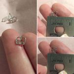 NEW Sterling Silver Plated Elephant Outline Small Stud Earrings .925 University of Alabama Photo 6