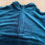 Joie  Velvet Mock Neck Long Sleeve with Diamond Tassel Trim | Teal Photo 5