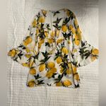 Blue Island  lemon print swim coverup Photo 1