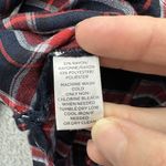 Loft  Puff Sleeve Plaid Button Up Shirt Casual Preppy Office Travel‎ Women's M Photo 5