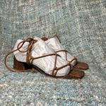 Marc Fisher  Jacinda Block Heel Strappy Sandal in Brown Snake Photo 6