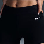 Nike  Black Mid Rise Black Pro 3" Spandex Shorts Photo 0