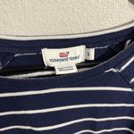 Vineyard Vines  Women's Striped Long Sleeve Top Navy Blue White Preppy Boat Small Photo 2
