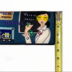 Braccialini Woman Scientist Zipper‎ Wallet NEW​ Blue Photo 10