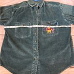 Disney Vintage 90's winnie the pooh piglet corduroy button shirt medium Green Photo 4