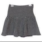Collective Concepts  Black White Polka Dot A-Line Textured Size XS Photo 1