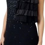 Eileen Fisher Black Sequin 100% Merino Wool Tunic Photo 0