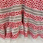 Bardot  Camille Eyelet deep red Mini Dress size 6 Photo 2