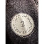 Lululemon Black Ribbed Cropped Tank Top Size 2 Racerback Athleisure flaw Photo 4