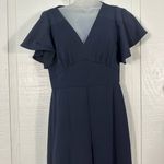 Maggy London  Navy Jumpsuit Size 4 NWOT Photo 6