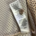 Adrianna Papell  Sleeveless Ruffled Cap Sleeve In Champagne Small Dot Womens M Photo 8