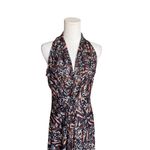 Molly Bracken  -Printed Halter Neck Hi-Low Midi Dress Sz M Photo 4
