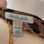 Charlie Jade Leopard Print V-Neck Romper Photo 4