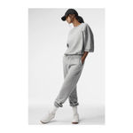 Alo Accolade Straight Leg Sweatpant Drawstring Pockets Heather Gray Unisex 2XL Size XXL Photo 1