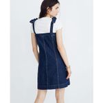 Madewell  Dark Denim Tie Strap Mini Dress Photo 1