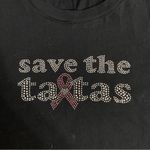 Save the Tatas Breast Cancer Tee Photo 3