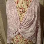 Candie's ❤️4/$20 Reversible floral sweater Photo 0