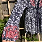 Athleta  Ikat Embroidered Long Sleeve Swim Tunic S Photo 6