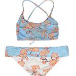new Submarine ❤︎ Highs + Lows Print Bikini Set ❤︎ Cherry Blossom on Baby Blue Size XS Photo 11