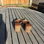 Universal Threads Nwt Women's Aaliyah Raffia Strappy Knot Sandal Heels - Universal Thread size 6 Photo 3