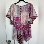 Free People  Oasis Romper /Dawn Pink Combo size small Photo 5