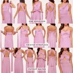 Lulus Lulu’s Tricks of the Trade Pink Maxi Dress, Size Medium, New with Tag, Versatile Photo 4